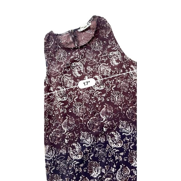 VTG Y2KSarah Richards  Dress Womens 9 Brown Sleeveless Floral Grunge 90s Cottage - Picture 6 of 9